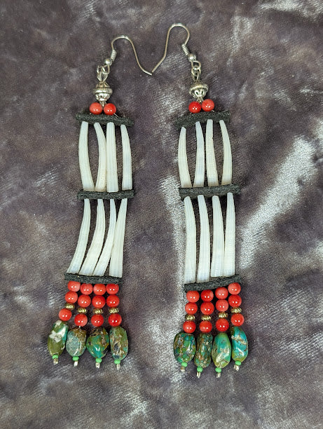Dentalium Shell Earrings image 2
