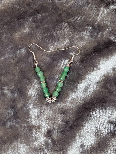 Green Aventurine Earrings image 0