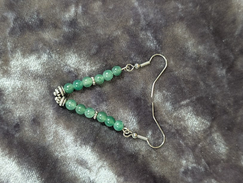 Green Aventurine Earrings image 1