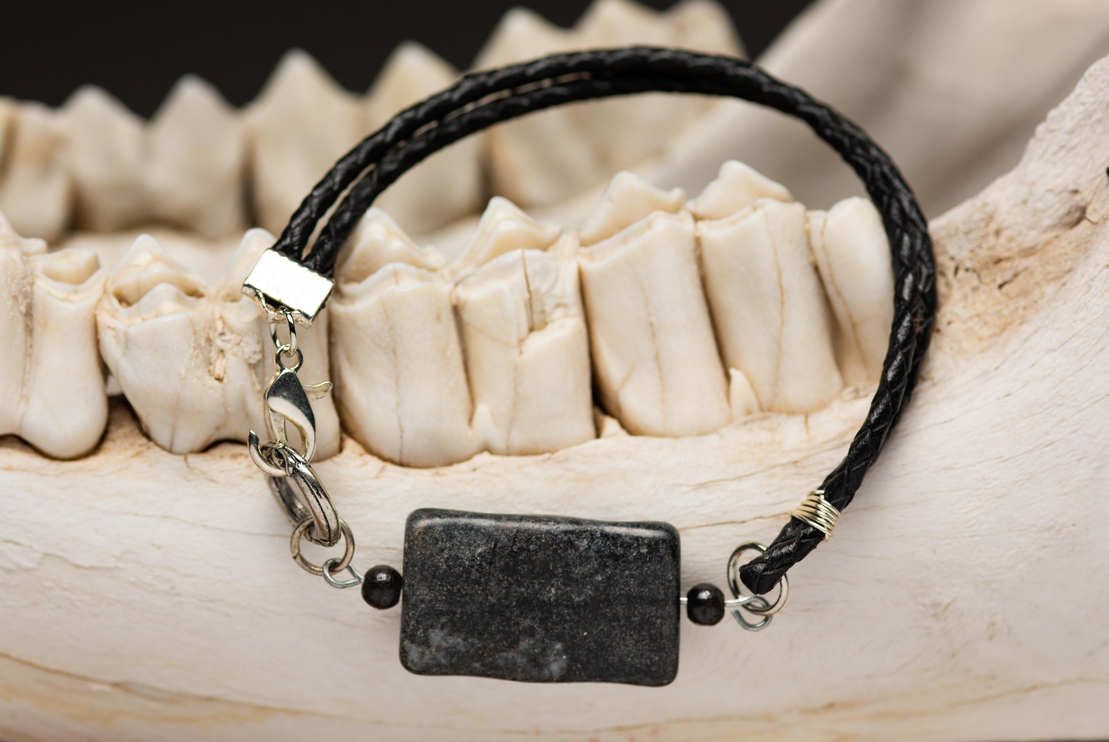 Gray Stone Bracelet image 0
