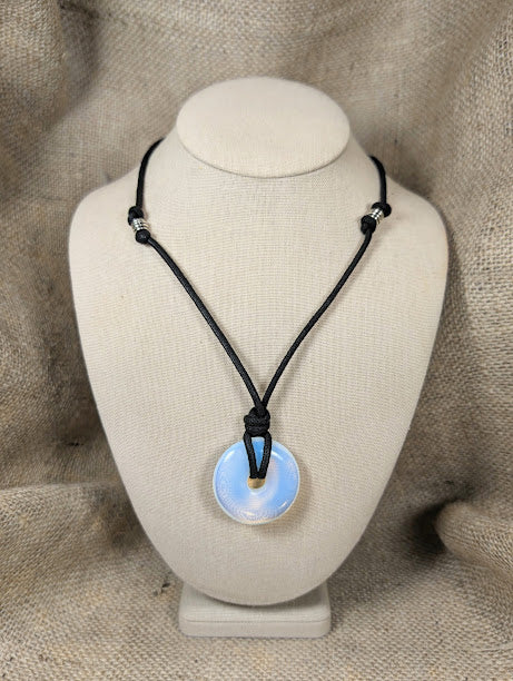 Opalite Glass Necklace 30" image 0