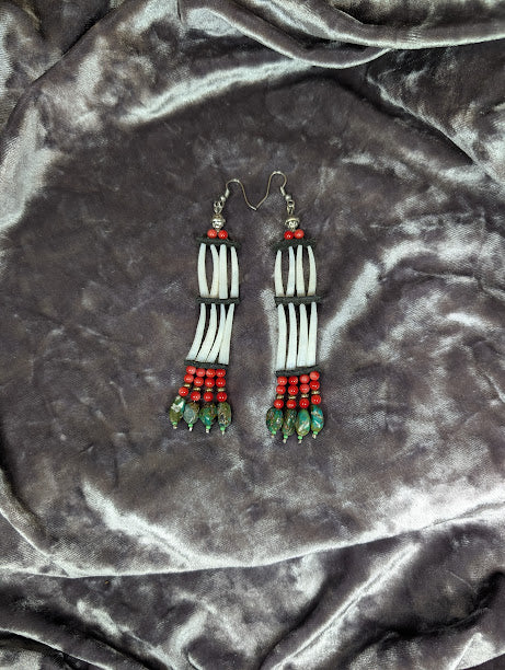 Dentalium Shell Earrings image 1