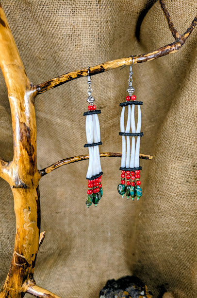 Dentalium Shell Earrings image 0